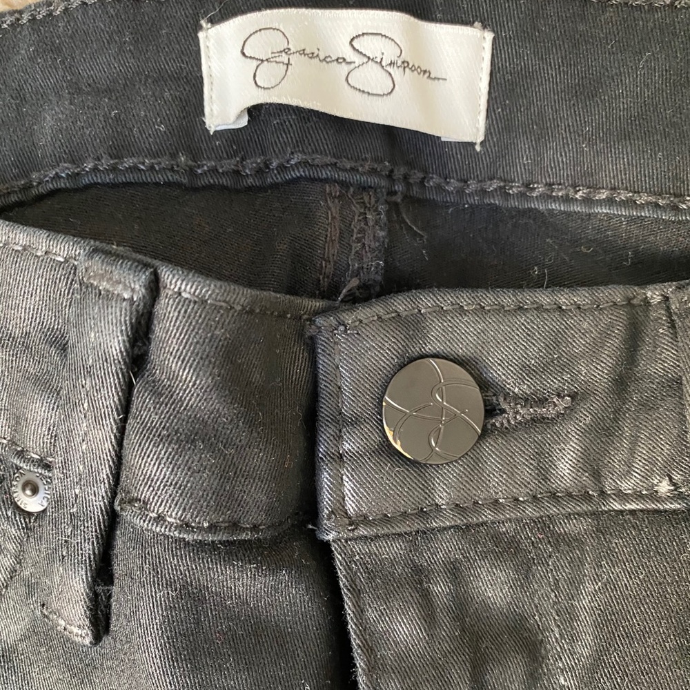 Jessica Simpson Kiss Me Super Skinny Mid Rise Jean - Picture 4 of 9